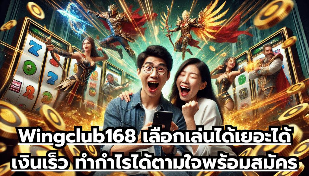 Wingclub168 เลือกเล่นได้เยอะได้เงินเร็ว ทำกำไรได้ตามใจ พร้อมช่องทางสมัคร