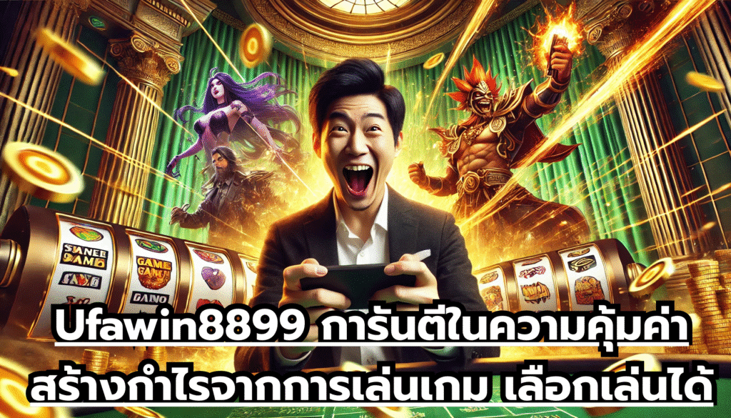Ufawin8899 การันตีในความคุ้มค่า สร้างกำไรจากการเล่นเกม เลือกเล่นได้แบบจุใจ ไว้ใจได้มากที่สุด