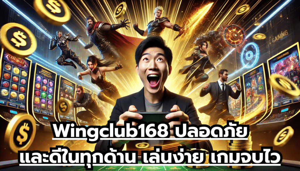 Wingclub168 ปลอดภัยและดีในทุกด้าน เล่นง่าย เกมจบไว
